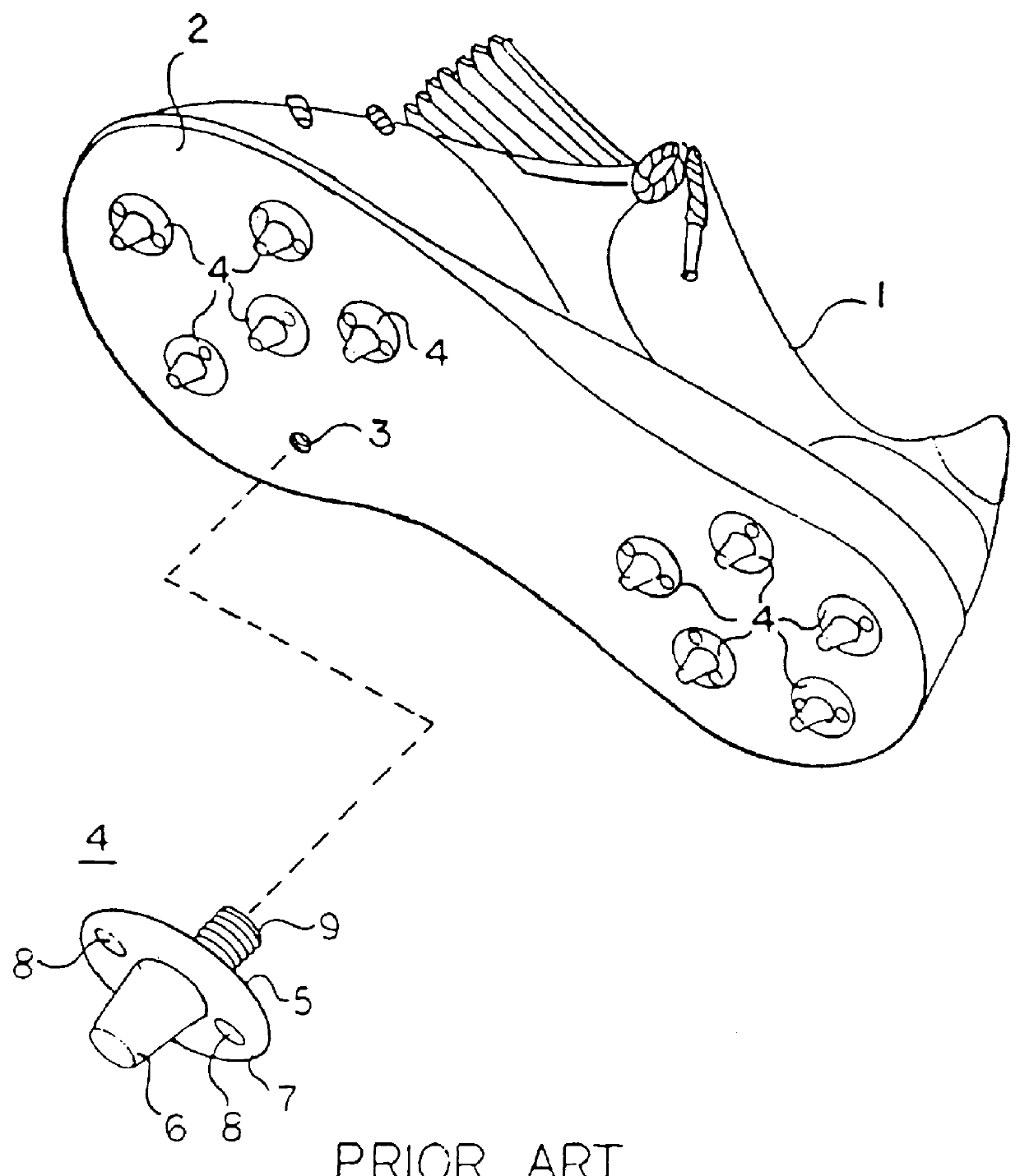 Golf shoe spikes