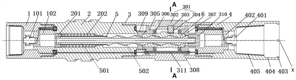 Visual guiding type centralizing type drilling tool fishing device and method