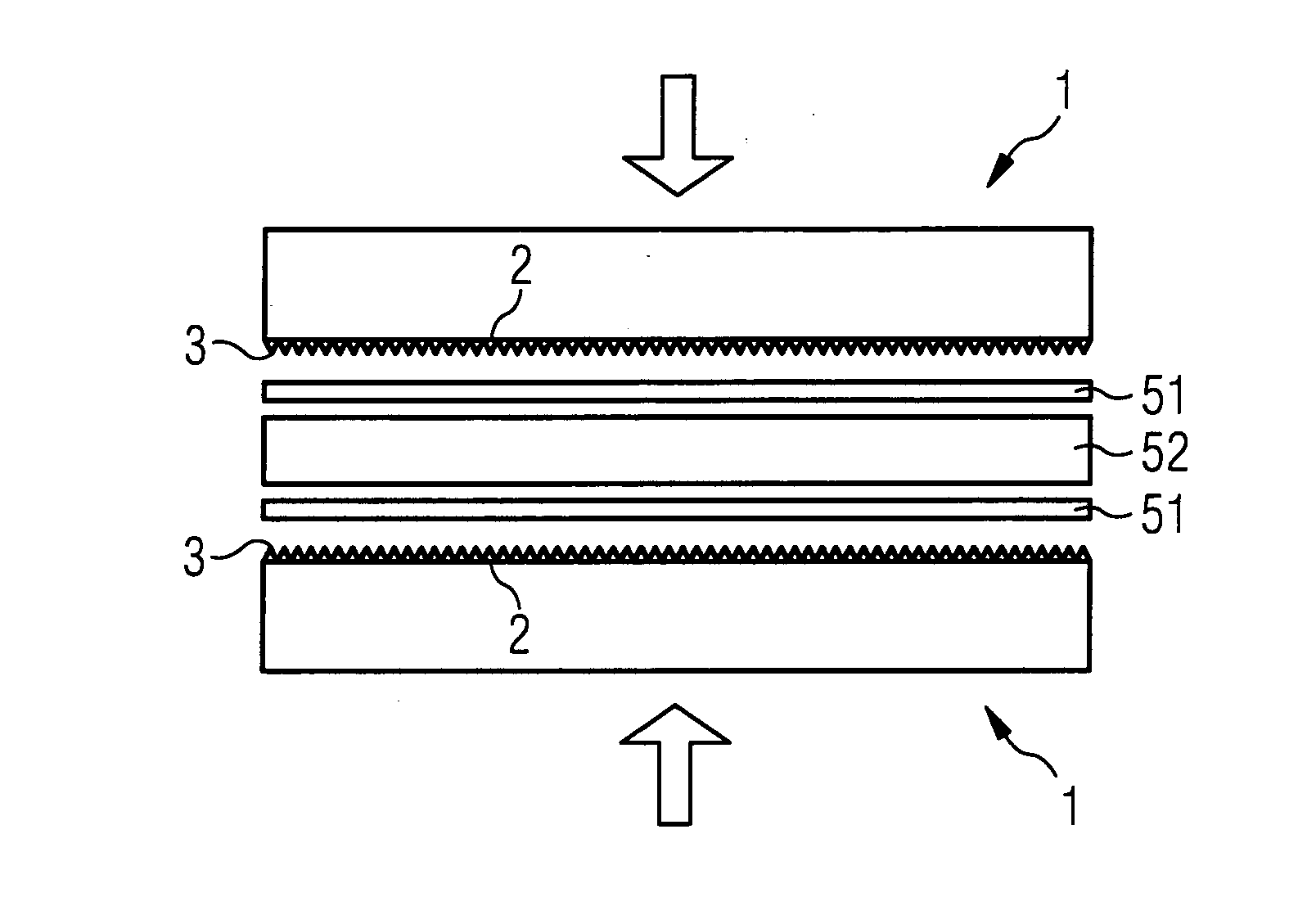 Laminating body