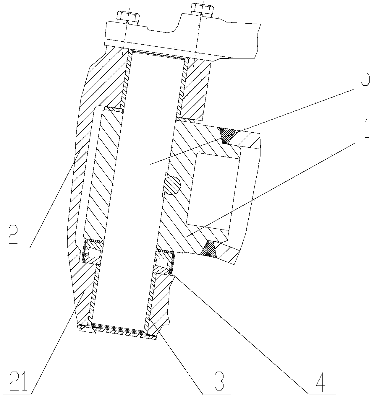 Bearing component, steering bridge and vehicle