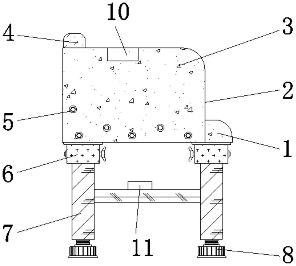 Insulating rubber stool for power construction