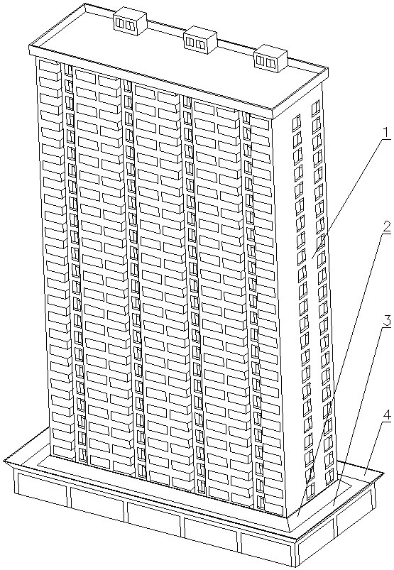 High-rise anti-falling object injury facilities