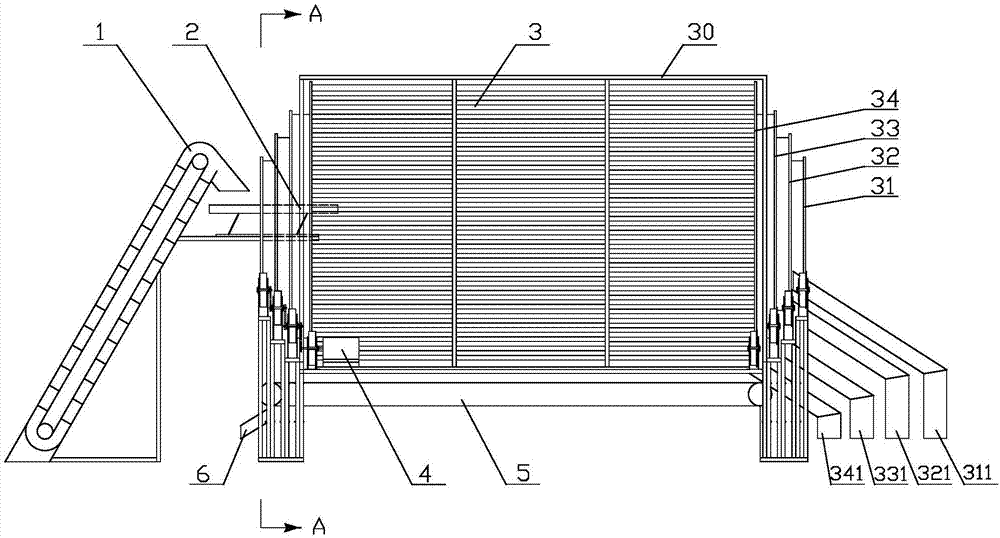 Roller type fresh leaf screening machine for making tea