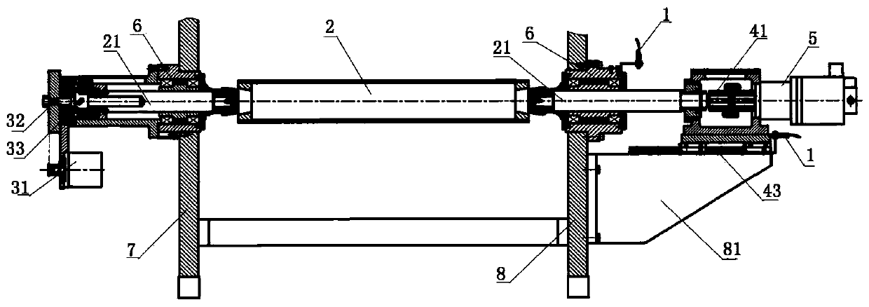 Direct connection type shaft-free plate installing structure with safety limiting function