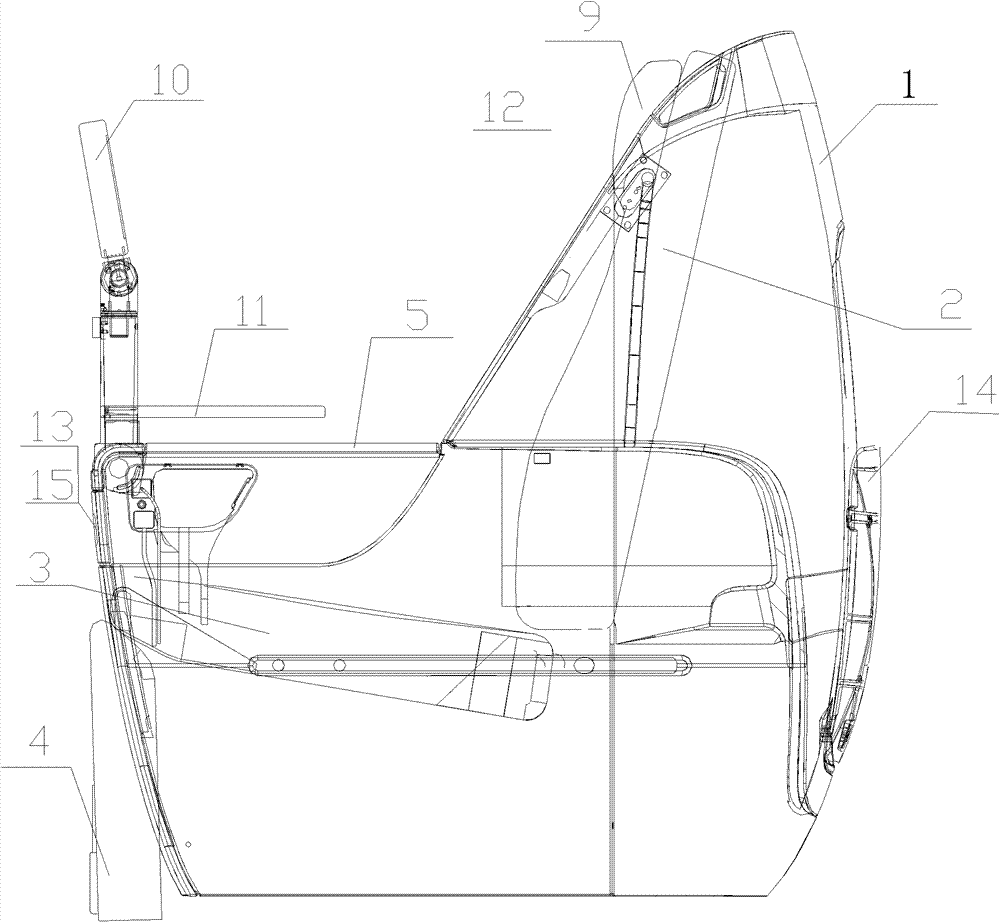 Multifunctional seat for high-speed train