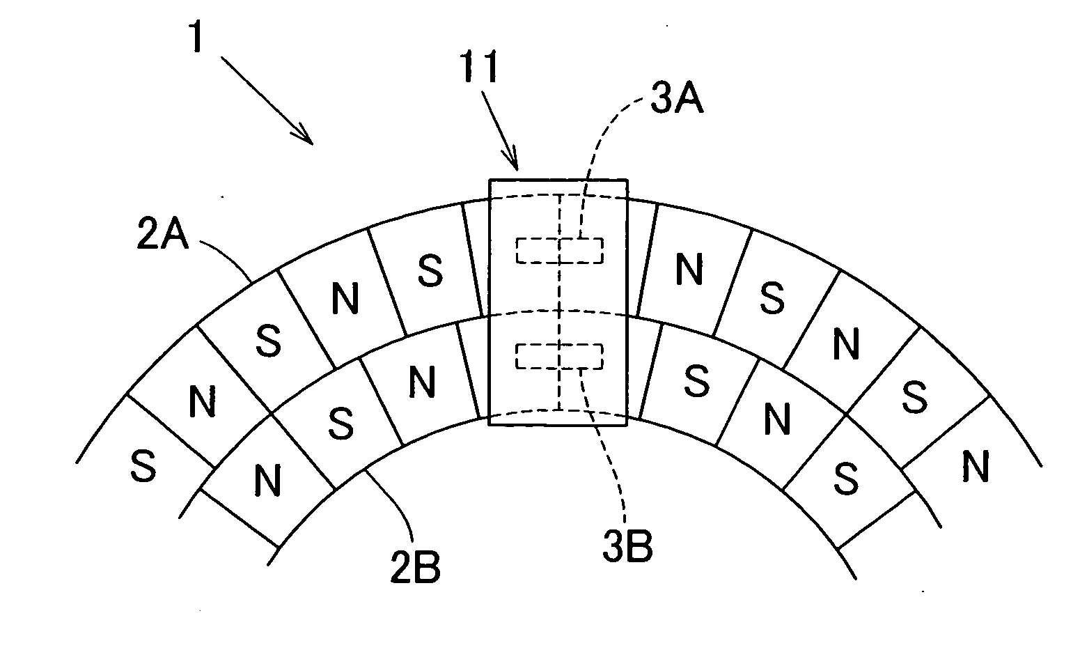 Rotation detecting device and bearing assembly equipped with such rotation detecting device