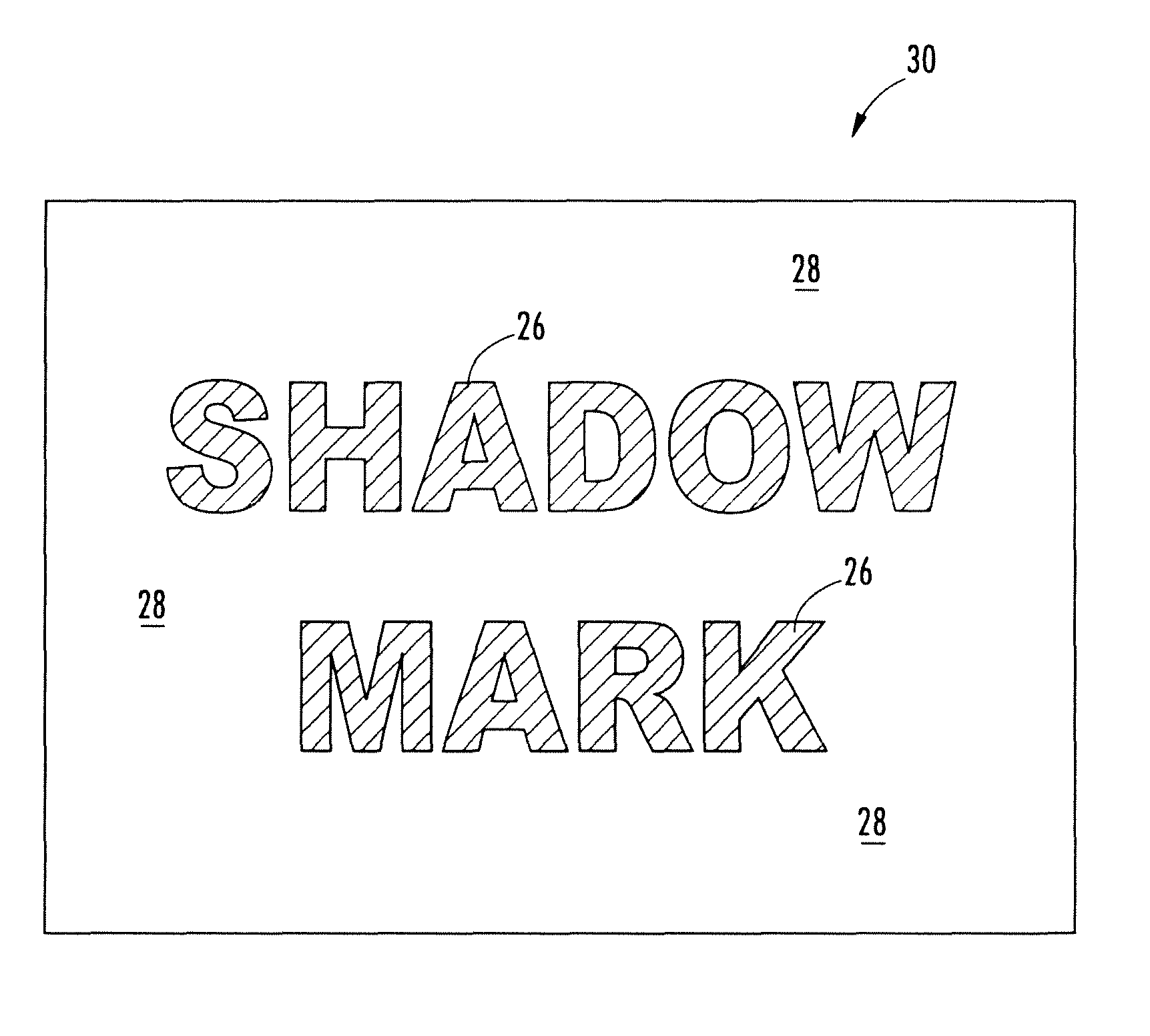 Methods for making false watermarks in a fibrous substrate