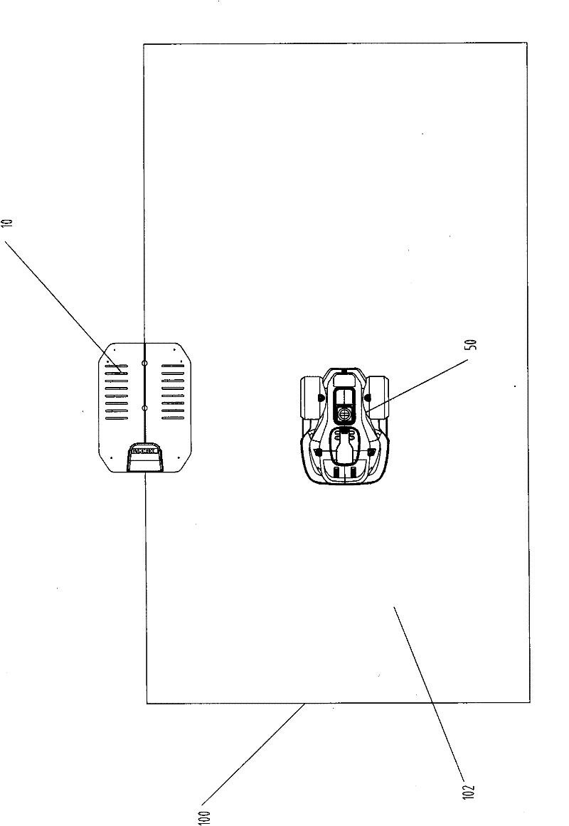 Automatic running device