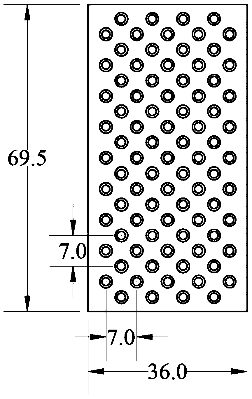 Space envelope forming manufacturing method of thin-wall high-rib heat dissipation component