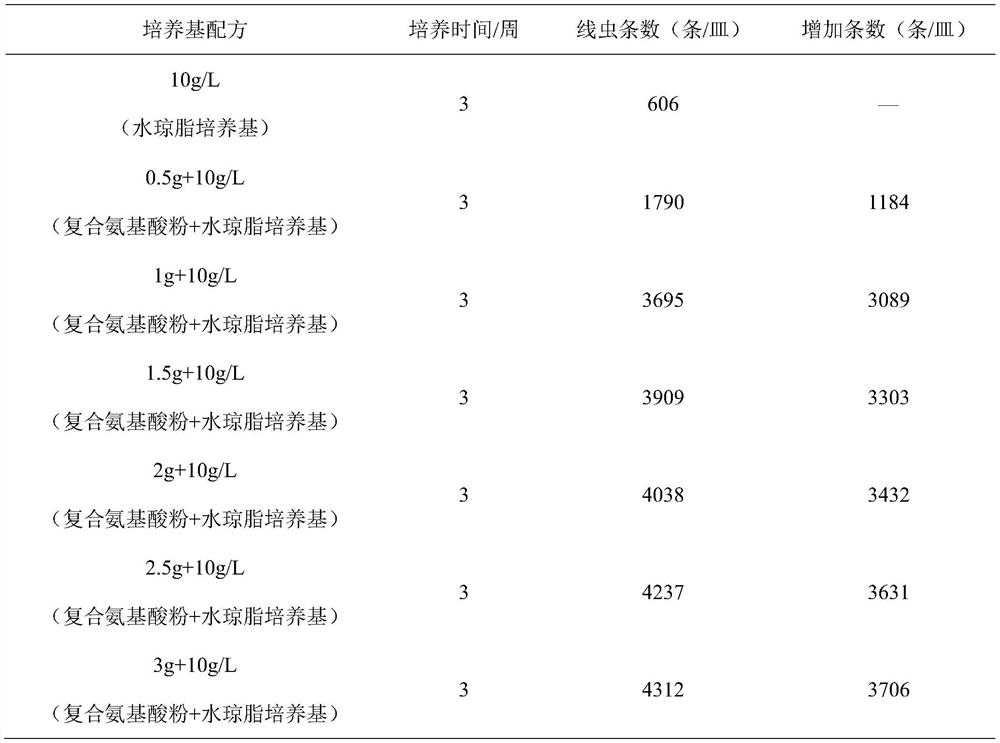 Meloidogyne culture medium and culture method