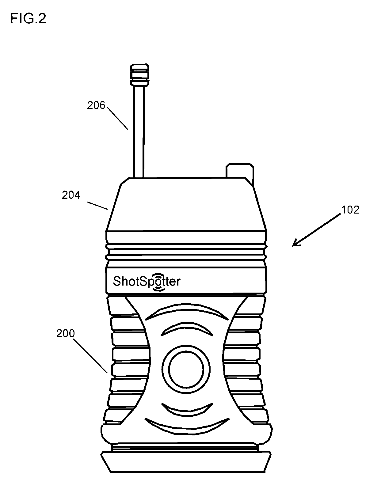 System and method for protecting the location of an acoustic event detector