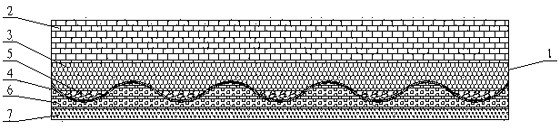 Modular subsurface infiltration structure and modular subsurface infiltration structure method