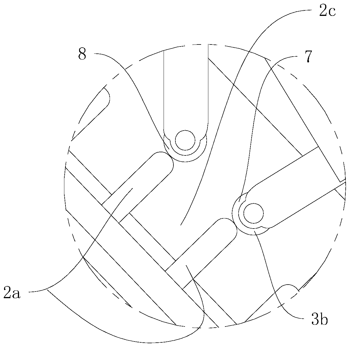 Automatic conveying device for Kandelia candel