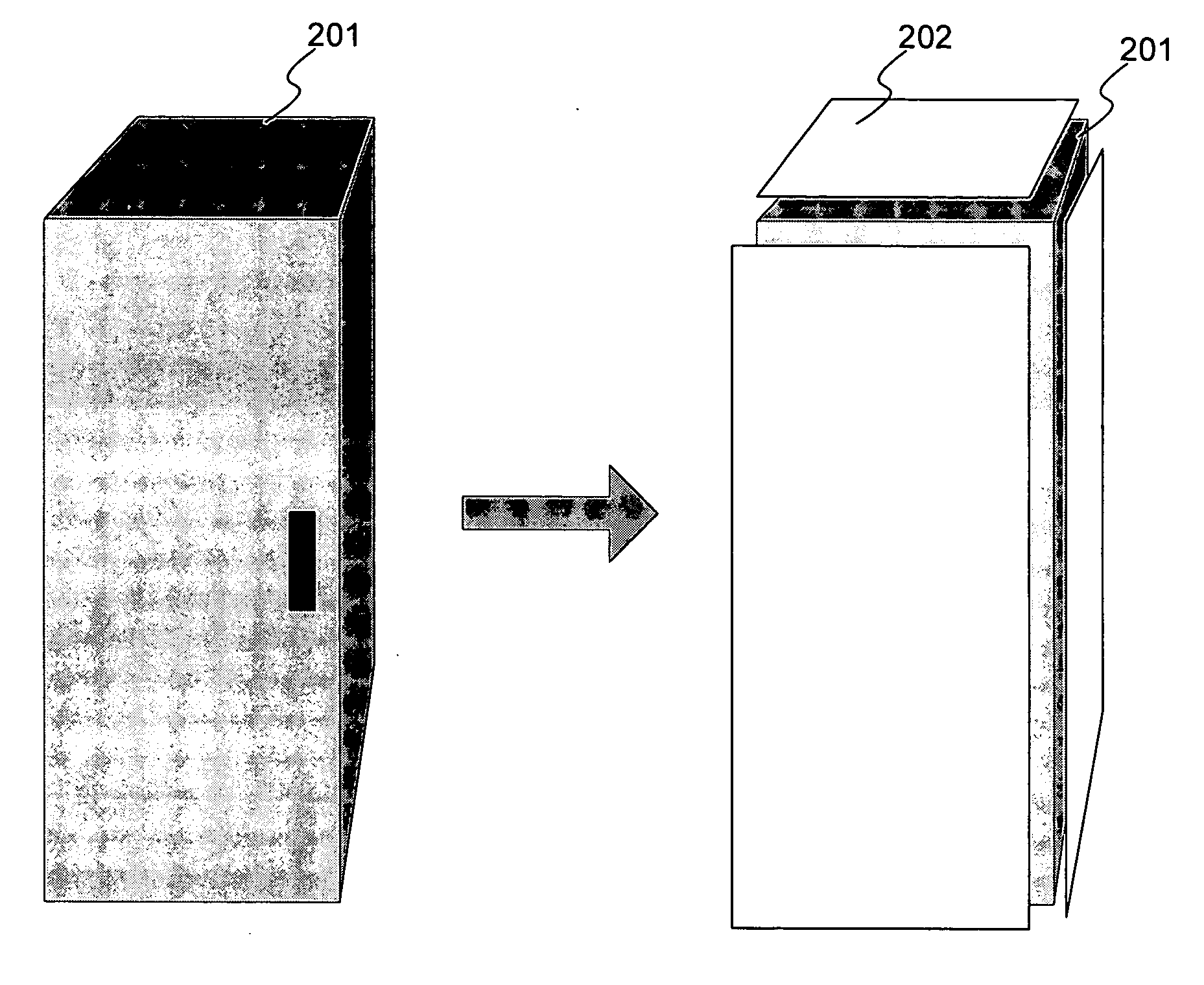 Electromagnetic shield using meta-material