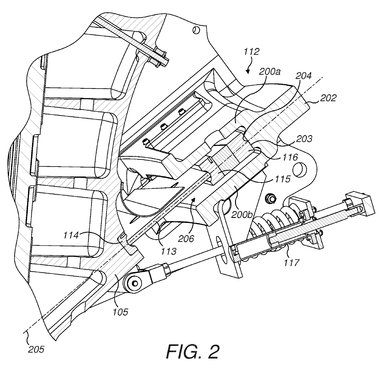 Jaw crusher support frame