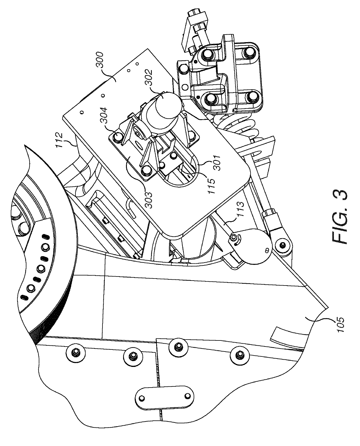 Jaw crusher support frame