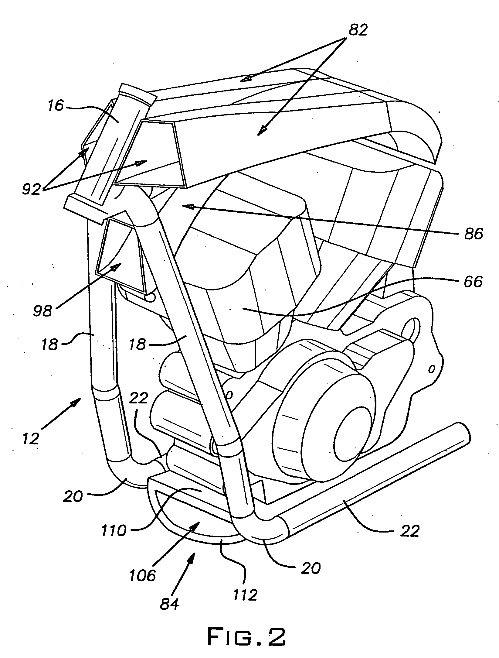 Motorcycle with a rear-mounted radiator