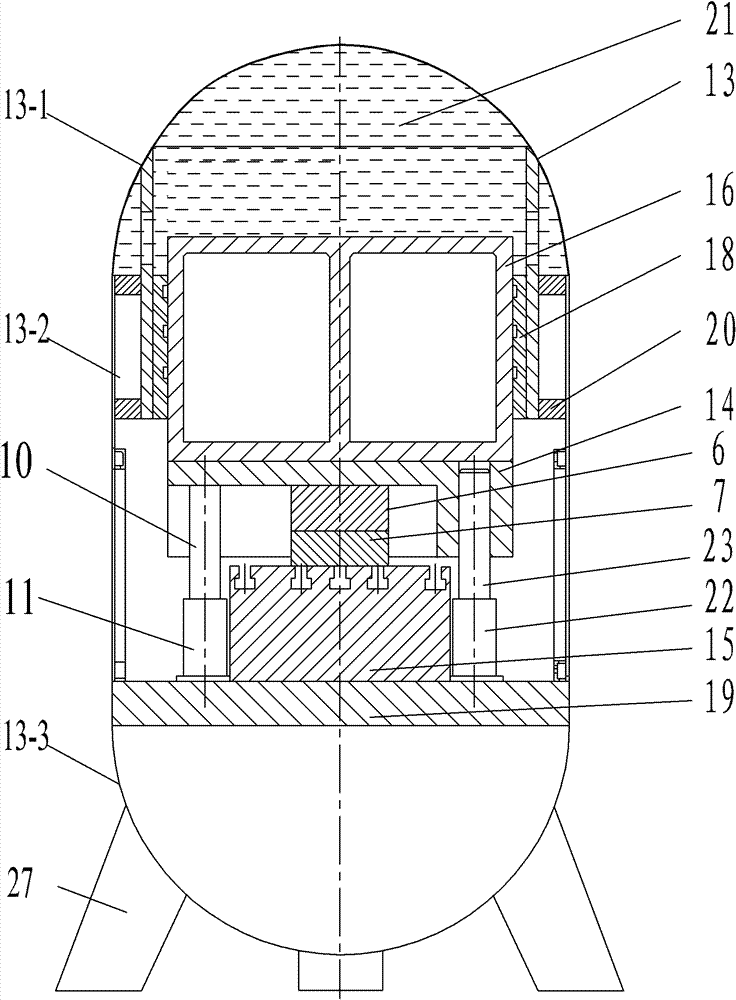 Cylinder beam integrated hydraulic press