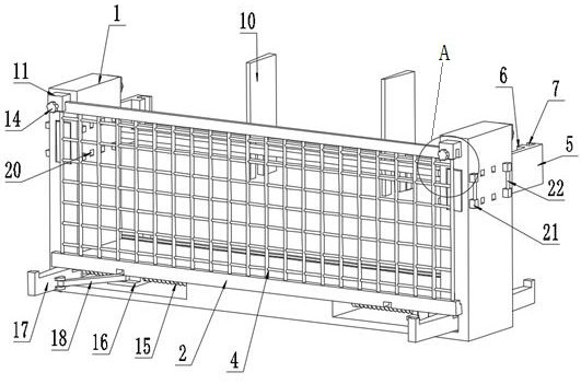 Safety lifting platform for exterior wall painting for building engineering construction