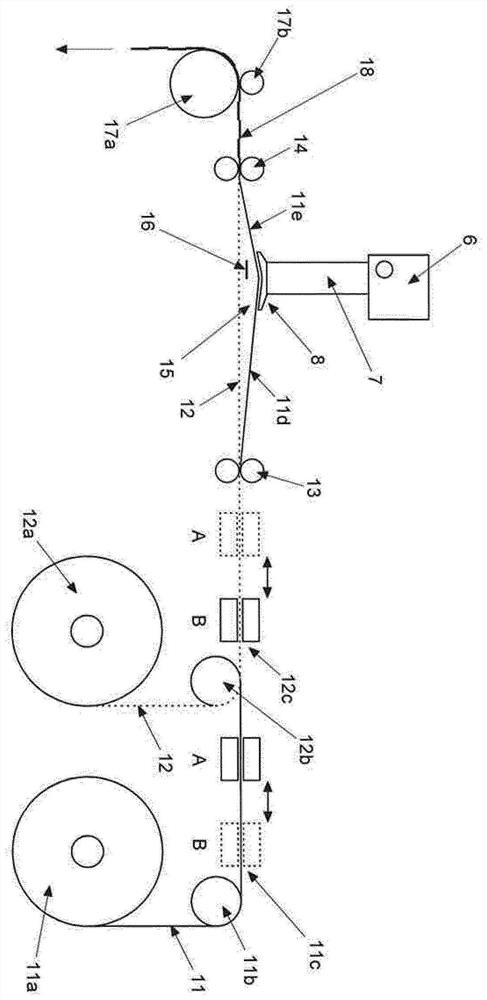 Shedding method and apparatus using air pressure