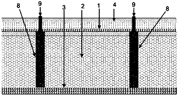 Semi-closed underground brine mining system and construction method thereof