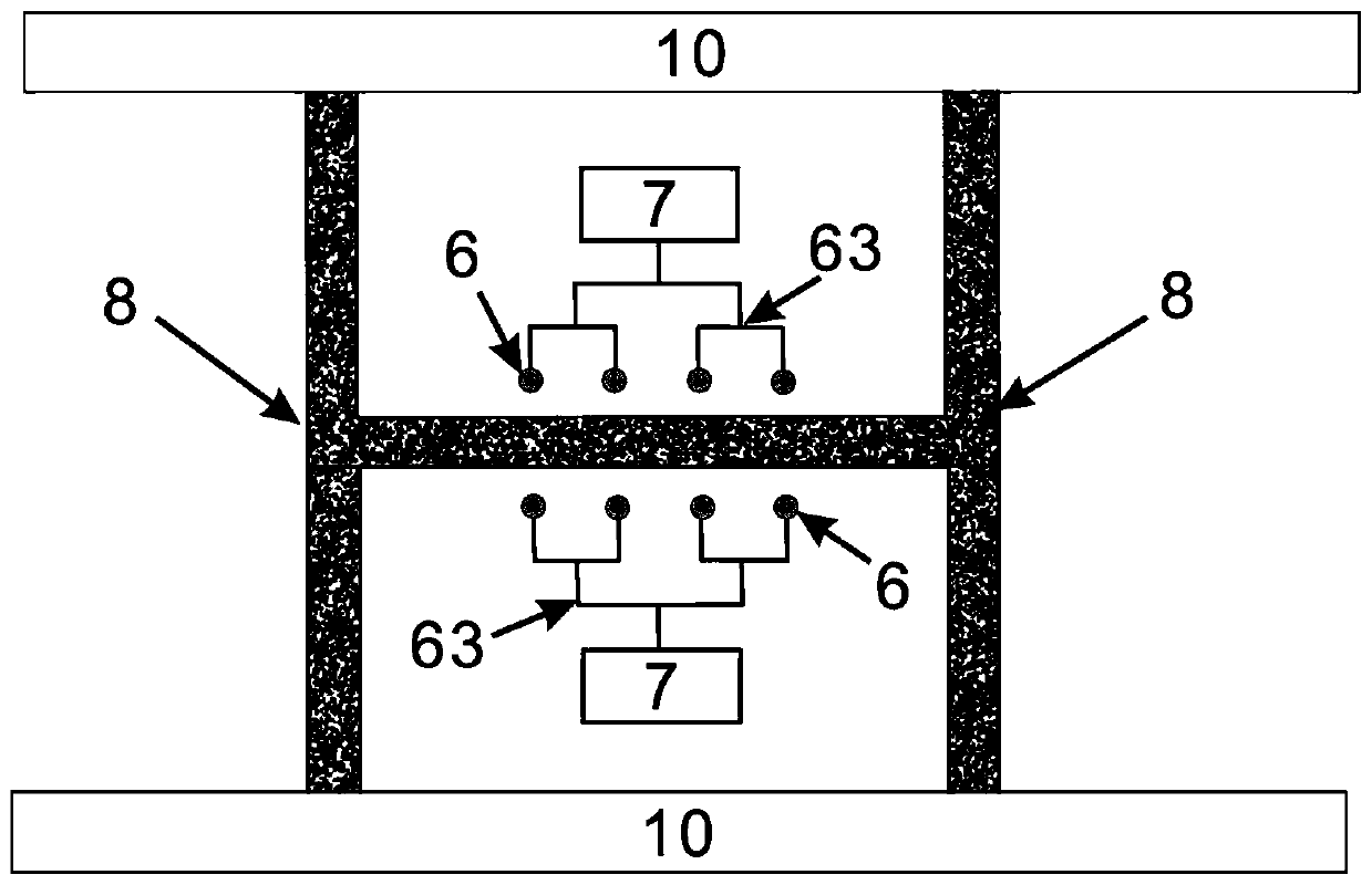 Semi-closed underground brine mining system and construction method thereof