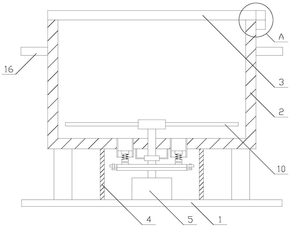 A high-efficiency crushing device conveniently used in small traditional Chinese medicine factories