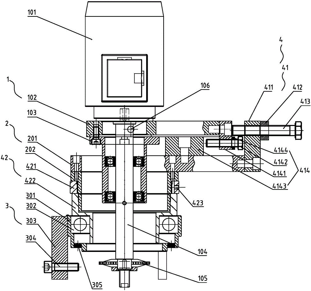 Repairing tool and method for tandem axle hole of tandem axle