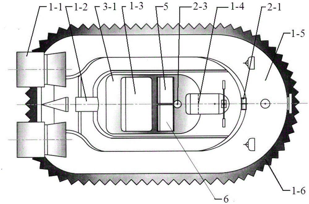 System and method for surveying peat reserves based on air cushion vessel