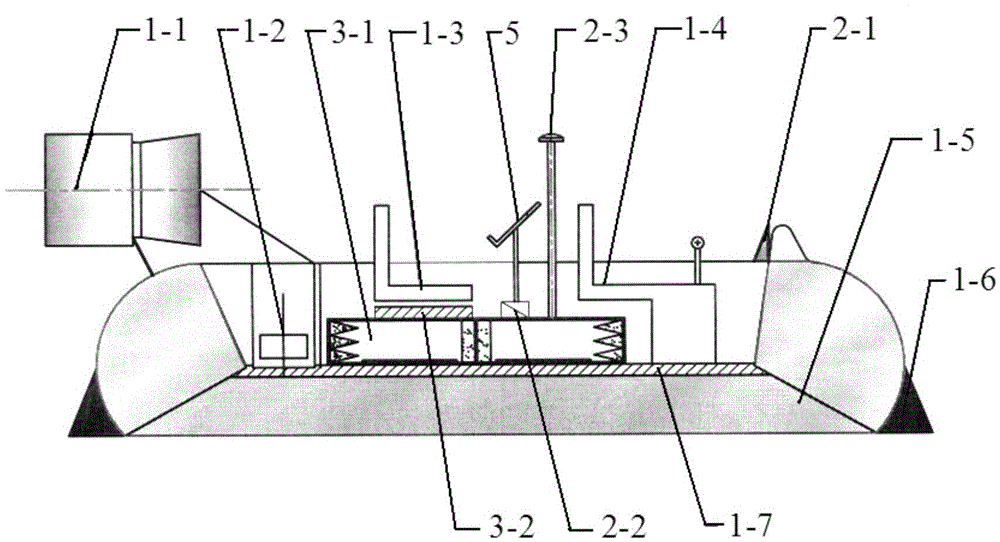 System and method for surveying peat reserves based on air cushion vessel