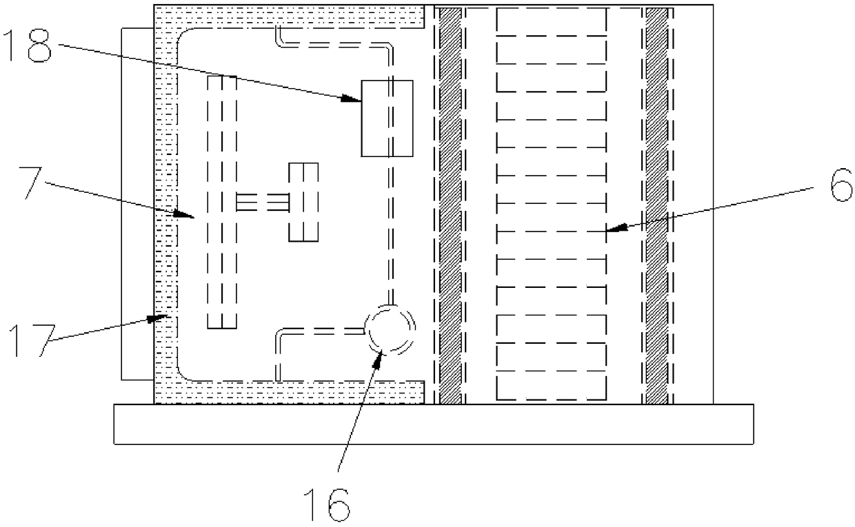 Dedusting and sterilization energy-saving air conditioner for pet hospital