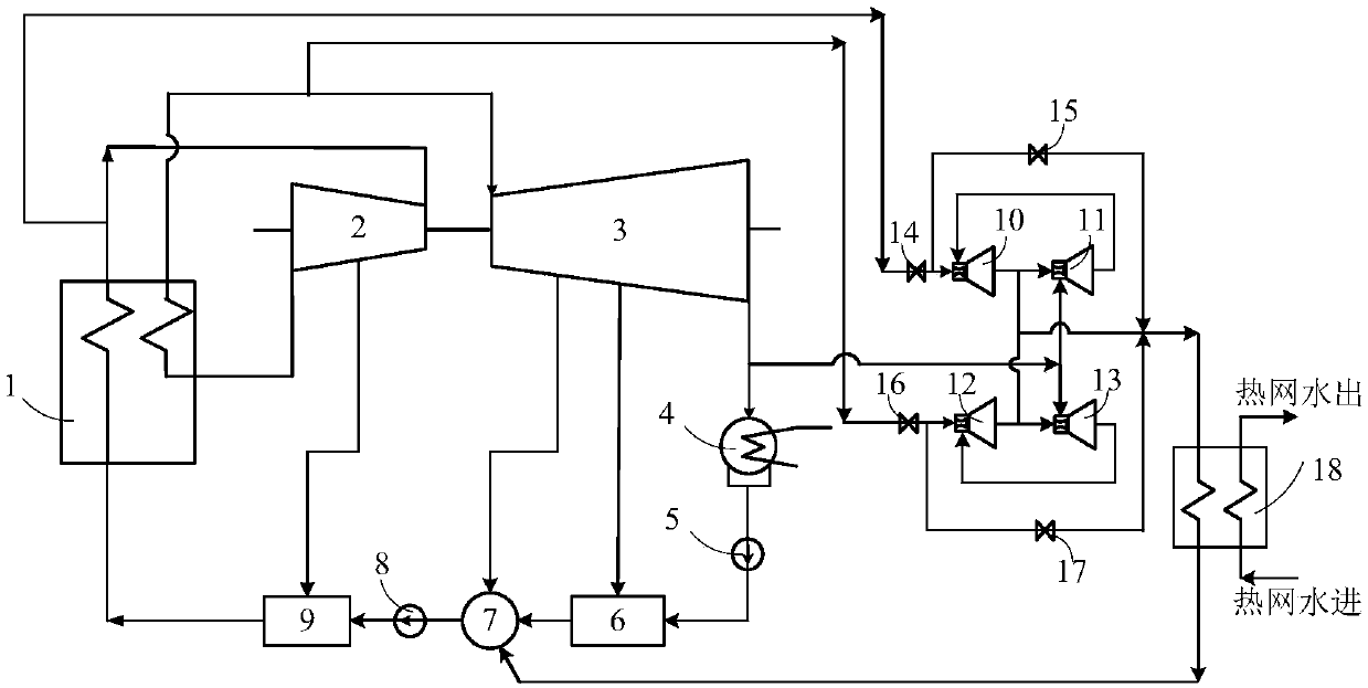 Energy-saving thermoelectric decoupling system and operating method thereof