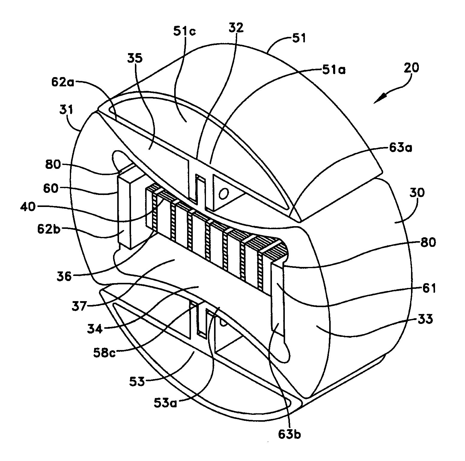 Flexural cylinder projector