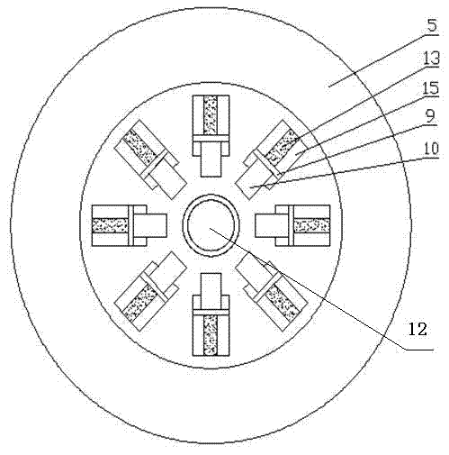 Disk type water cooling self-excited eddy current retarder