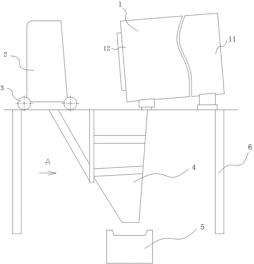 Adjustable material collection device for rotary kiln