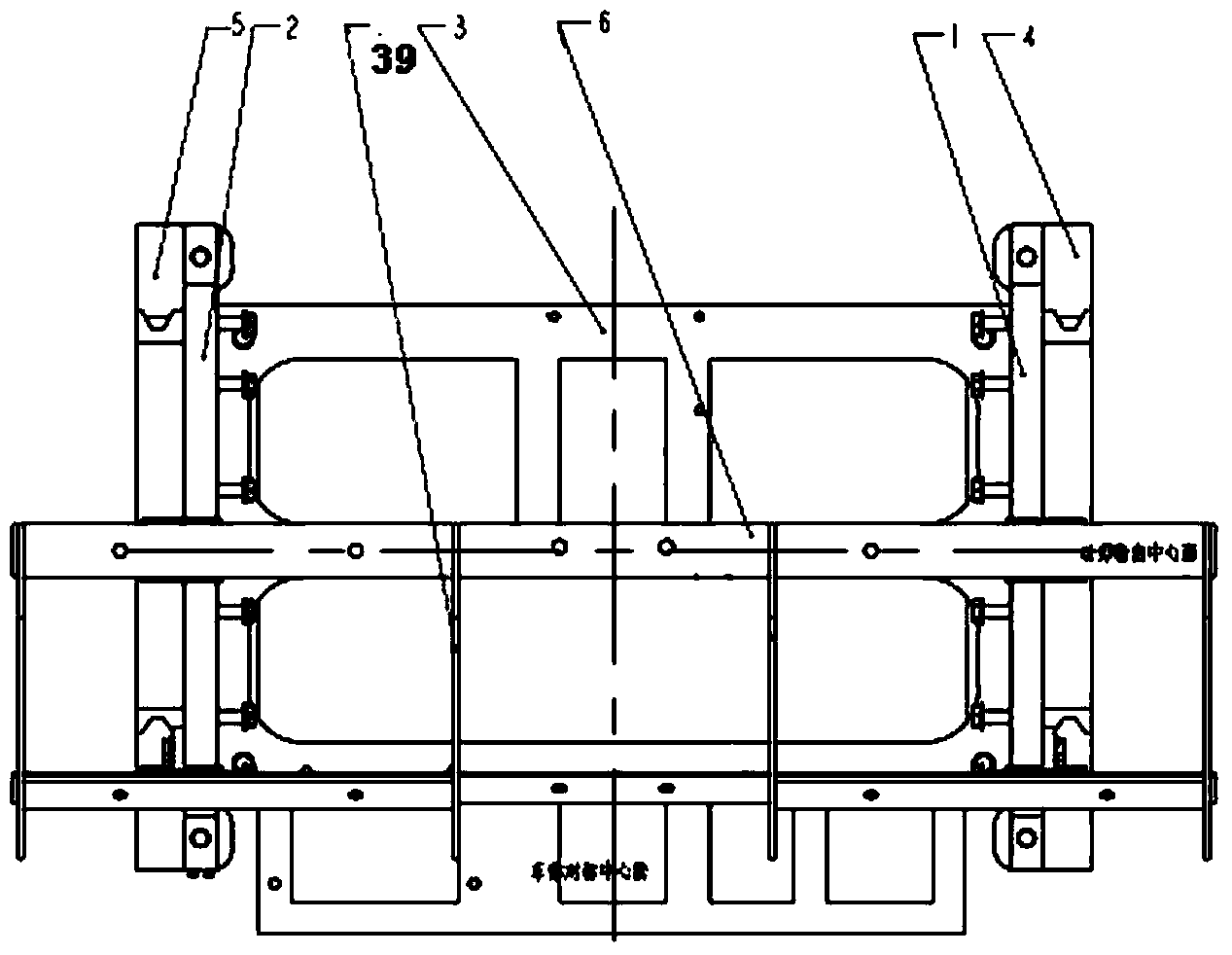 Integral mounting device for power transmission whole of electric vehicle