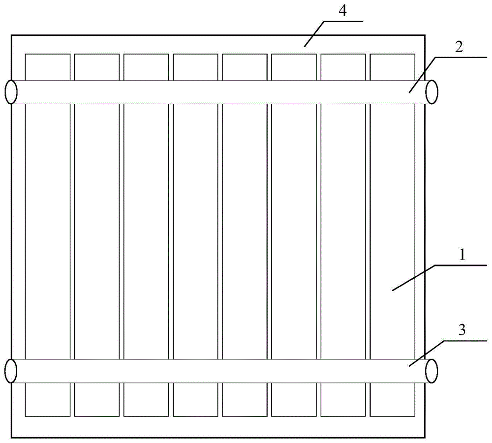 Heat pipe radiant vertical heating/cooling system and method