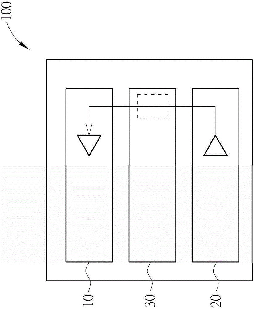 Feed-through signal transmission device/method and related feed-through signal transmission circuit