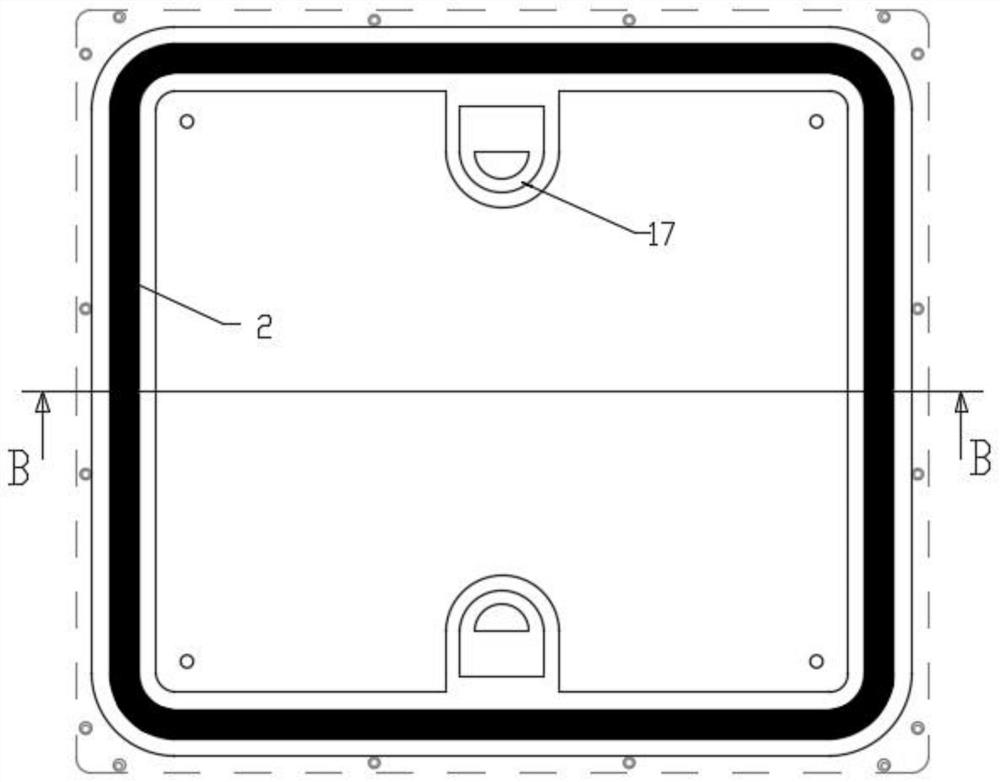 Heat insulation and noise reduction access cover assembly with atmosphere lamp for passenger car