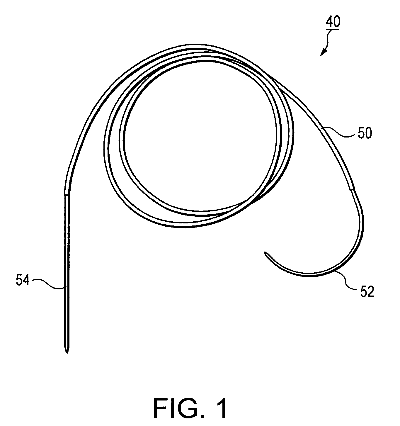 Method and suture needle construct for cruciate ligament repair