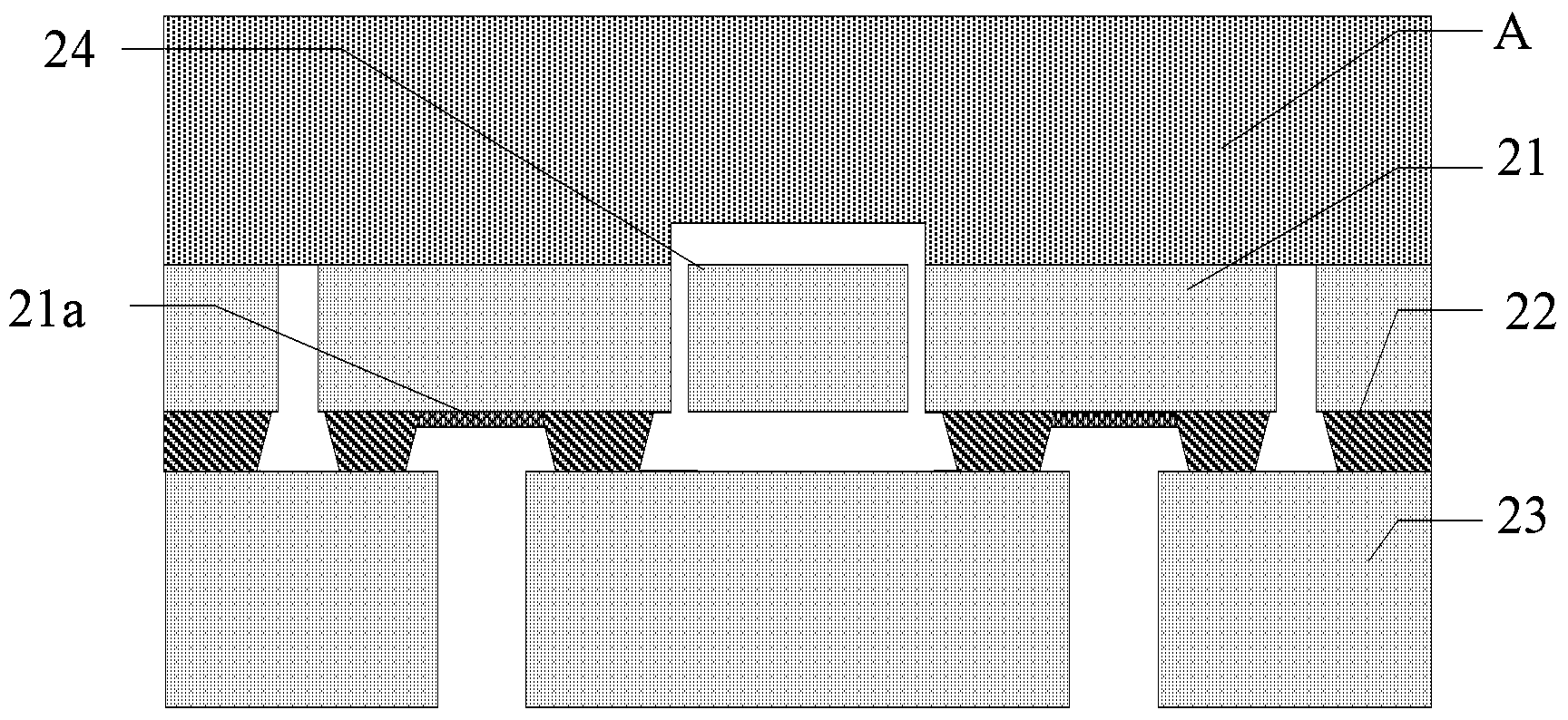 Preparation method of metal bonding pad in through hole of SOI sheet