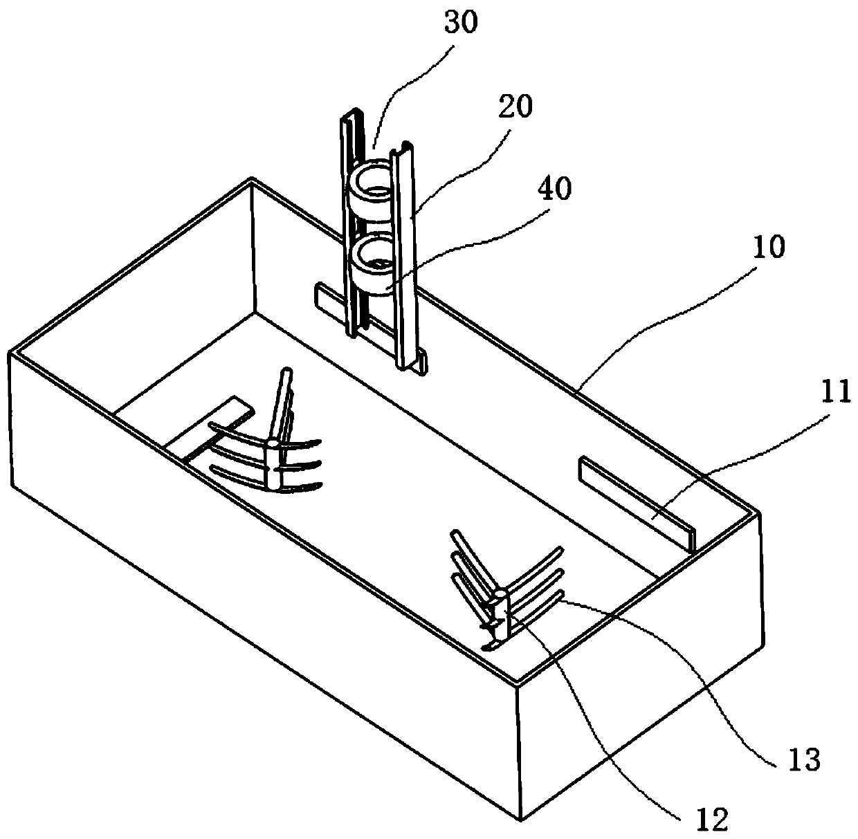 Reaction-controllable photocatalytic fiber sewage treatment equipment and use method thereof