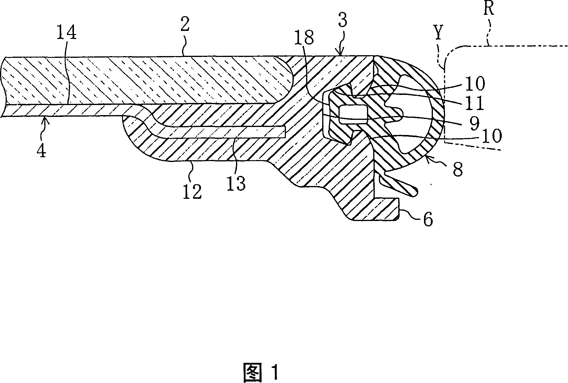 Roof panel for vehicle