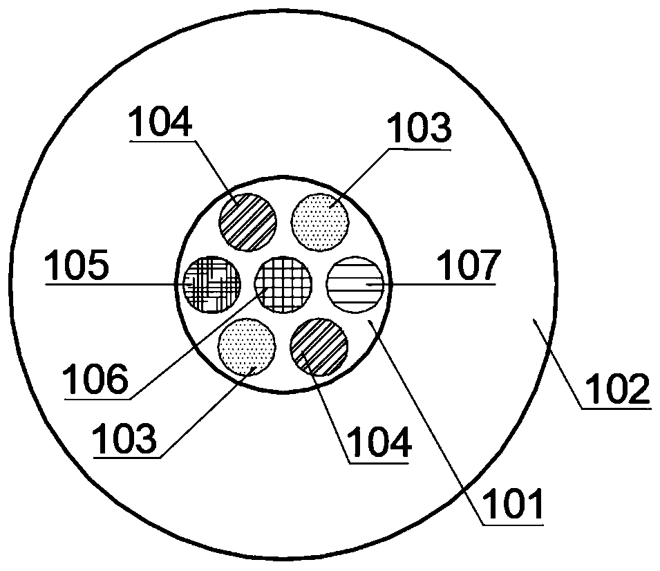 Smart cable, smart cable preparation method and smart cable safety state detection method