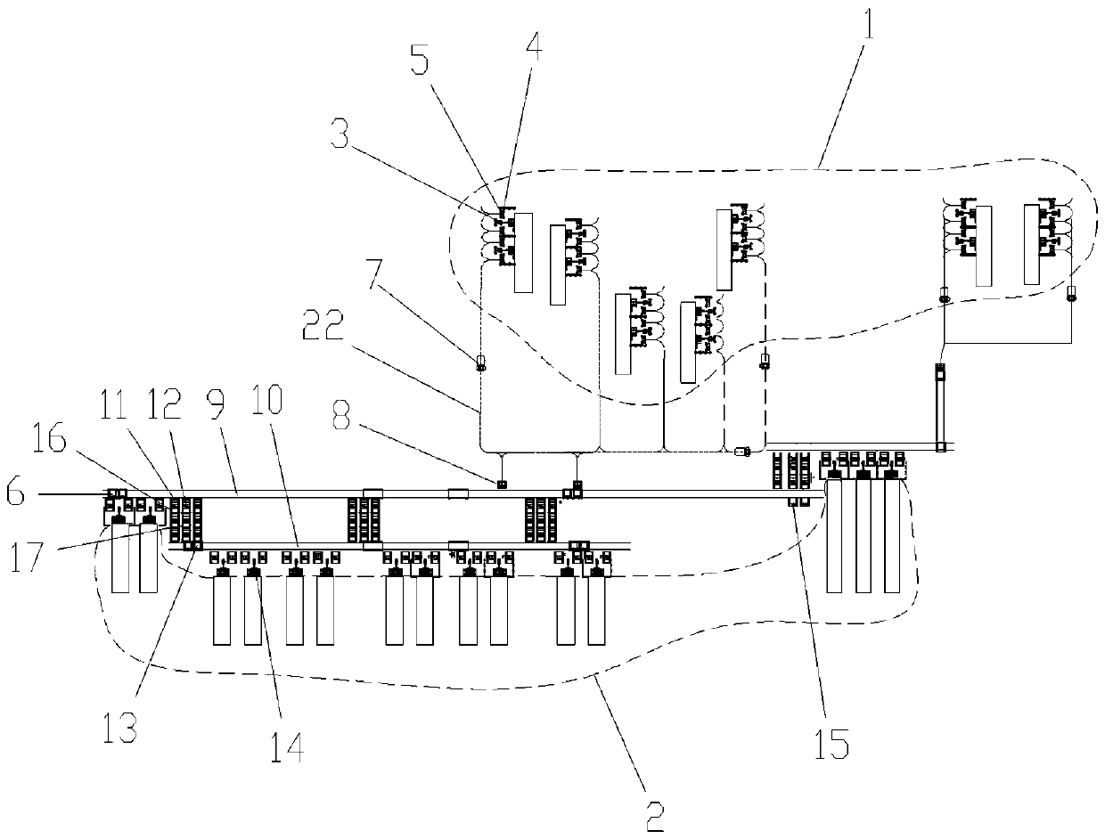 Glass intelligent distribution device