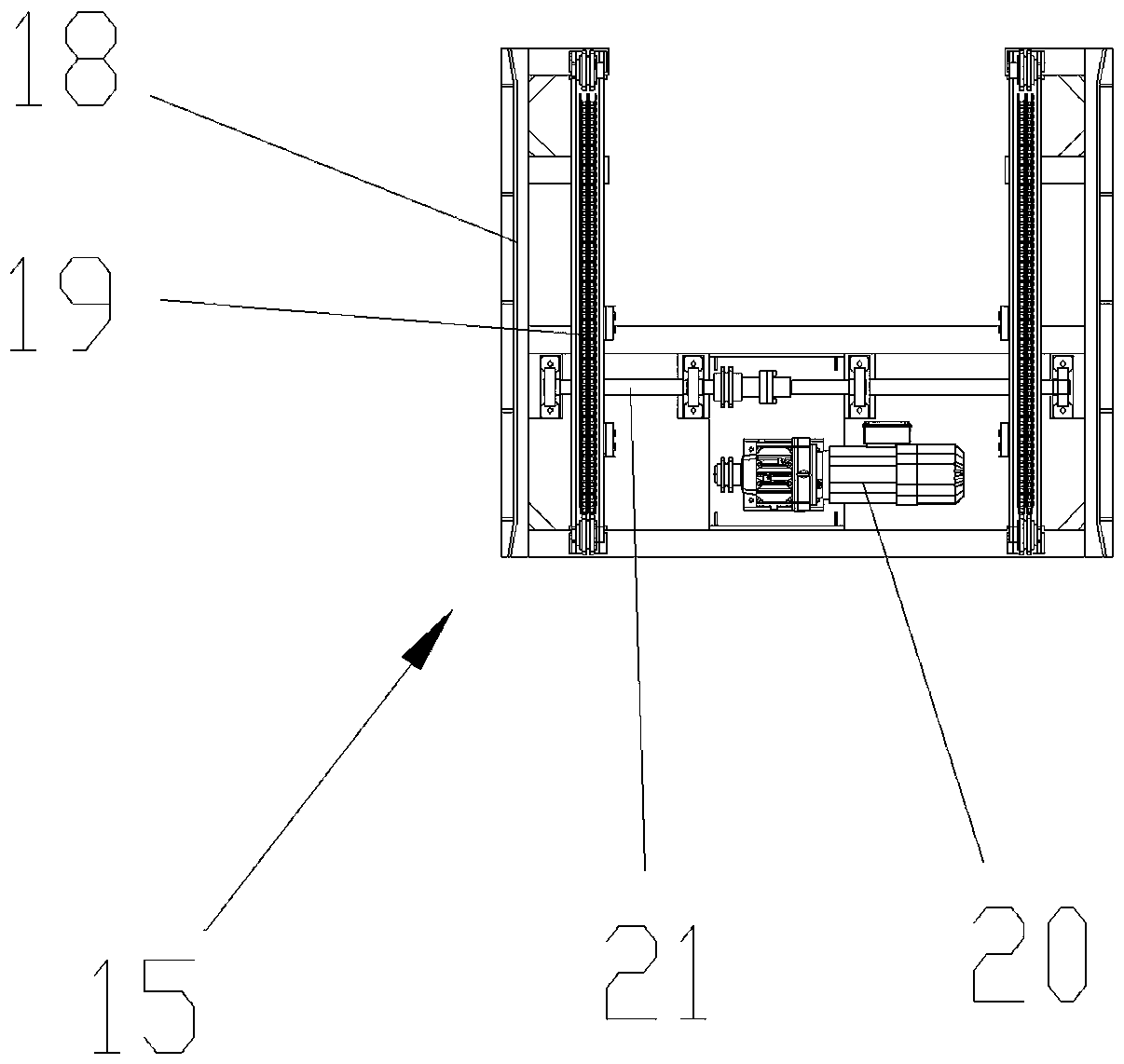 Glass intelligent distribution device