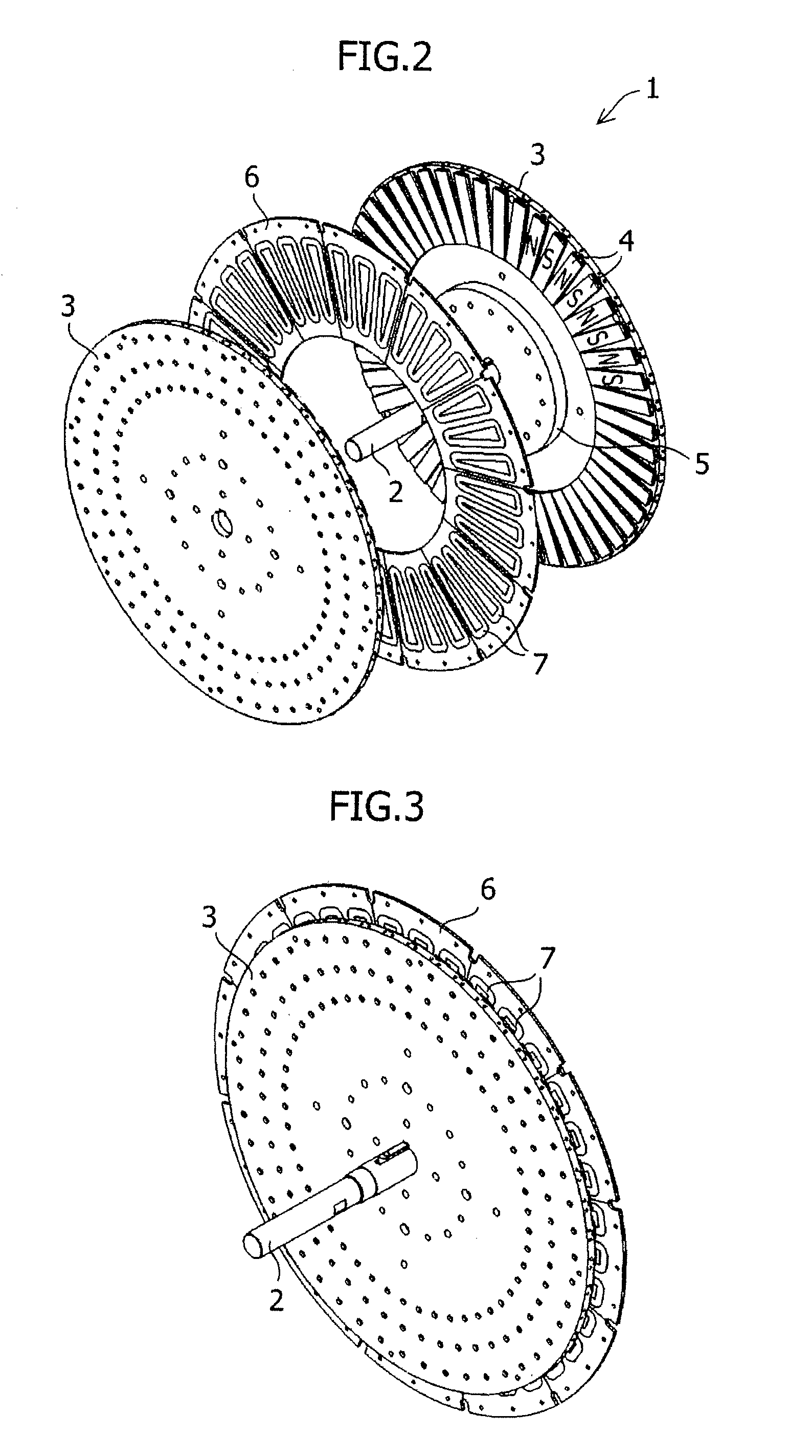 Rotary table for permanent magnet rotating machine and method for manufacturing permanent magnet rotating machine