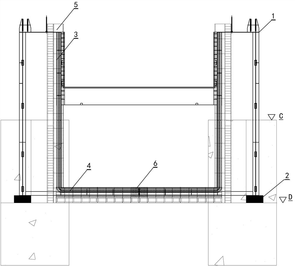 Pressurizing water-stop efficient dismounting device and method for large-scale plane gate of vertical ship lift