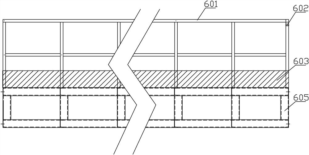 Pressurizing water-stop efficient dismounting device and method for large-scale plane gate of vertical ship lift