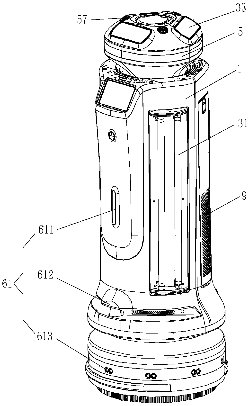 Intelligent disinfection device and intelligent disinfection method